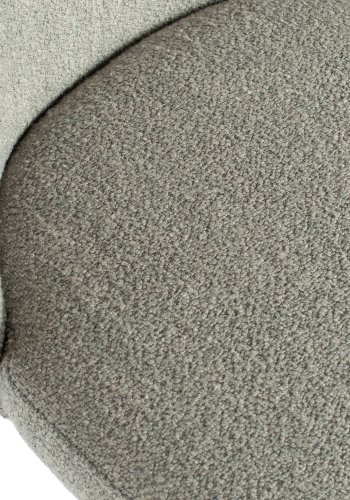 VTWONEN Force spisebordstol - grtt boucléstoff og naturlig bketre