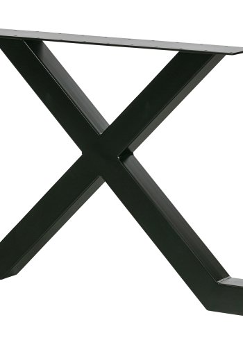 WOOOD EKSKLUSIVT Tablo Outdoor Picnic X Base for Picnic Bord - Black Metal - 1 styck