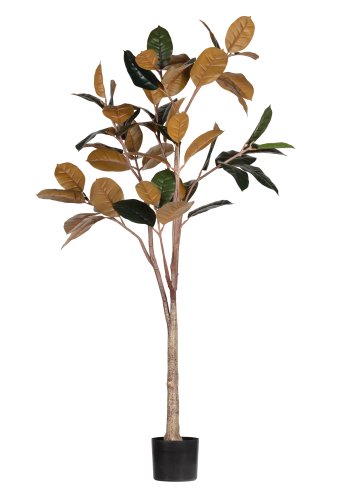 WOOOD Kunstig gummiplante - grnn polyester (H:170)