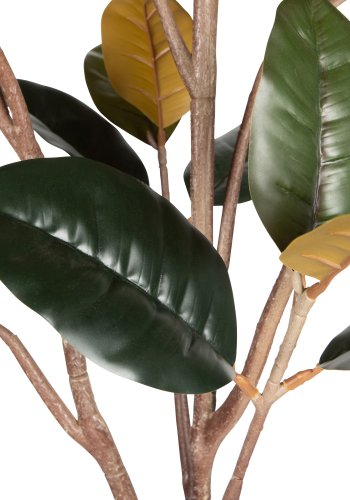 WOOOD Kunstig gummiplante - grnn polyester (H:170)