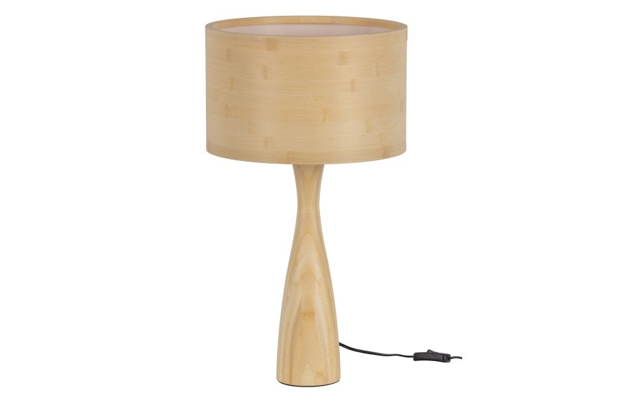 WOOOD Lunar bordlampe - naturlig bambus