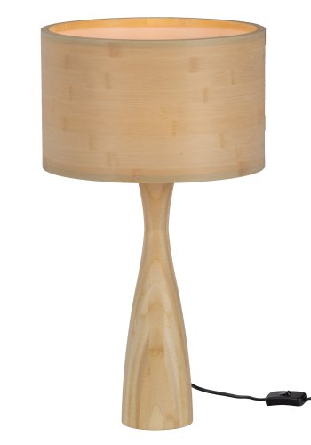 WOOOD Lunar bordlampe - naturlig bambus