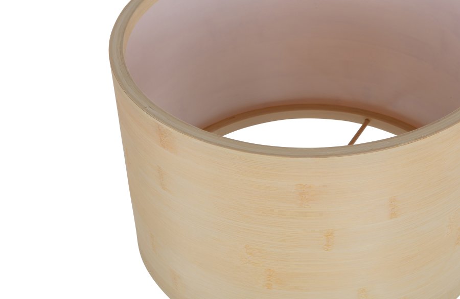 WOOOD Lunar bordlampe - naturlig bambus