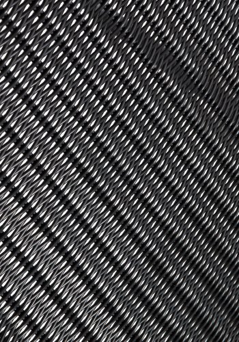 WOOOD Tom utendrs gyngestol - svart polyetylen og sort metall