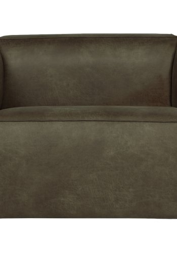 WOOOD Bean lenestol - armygrnn skinnfiber/polyester