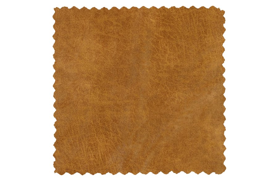 WOOOD Bean lenestol - cognac skinnfiber/polyester