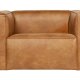 WOOOD Bean lenestol - cognac skinnfiber/polyester