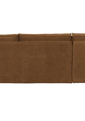 WOOOD Freddie hjrnesofa, venstre - bronsemelert stoff