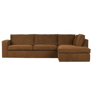 WOOOD Freddie hjrnesofa, hjre - bronze melange stof