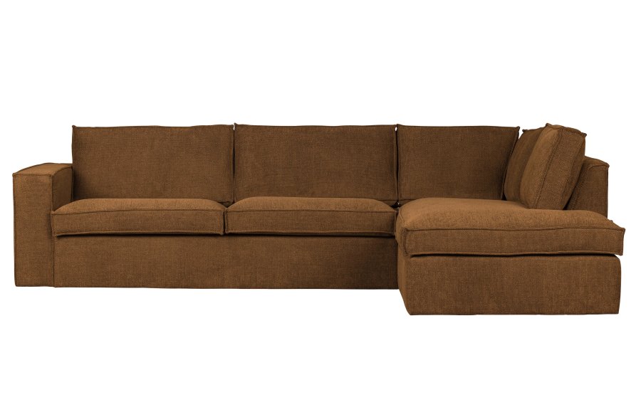 WOOOD Freddie hjrnesofa, hyre - bronsemelert stoff