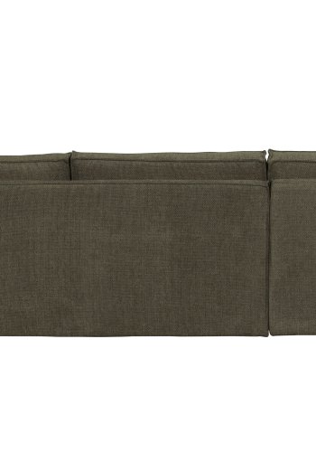 WOOOD Freddie hjrnesofa, venstre - varm grnnmelert stoff