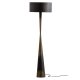 WOOOD Collection gulvlampe - antikk messing og svart jern (H:151)