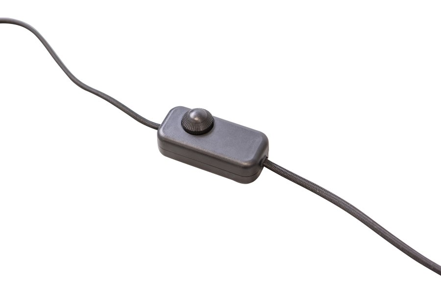 WOOOD Collection gulvlampe - antikk messing og svart jern (H:151)