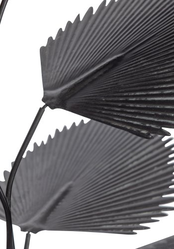 WOOOD Collection kunstig plante, justerbar - svart metall (H:141)