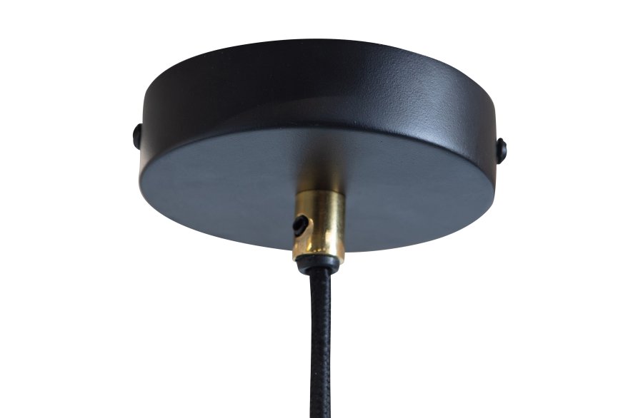 WOOOD EXCLUSIVE Micah taklampe - off-white glass og strykejern