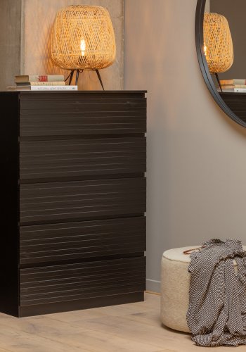 WOOOD Sara lav puff, rund - off-white polyester teddystoff (60)