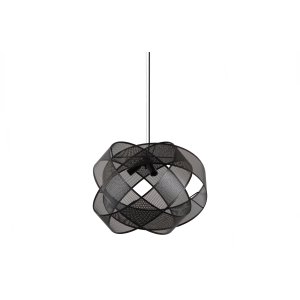 WOOOD EXCLUSIVE Arie loftlampe, rund - sort metal (50)