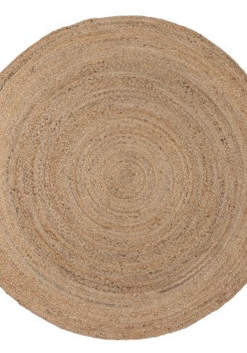 WOOOD Ross-teppe, rund naturjute (150)