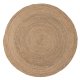 WOOOD Ross-teppe, rund naturjute (150)