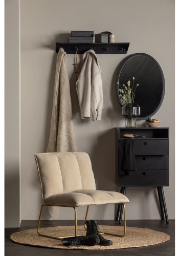 WOOOD Ross-teppe, rund naturjute (150)