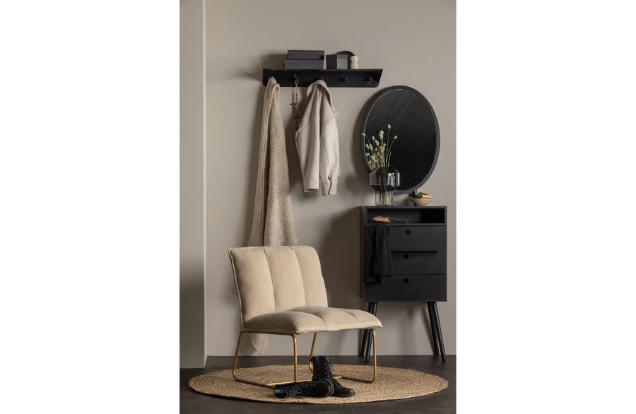 WOOOD Ross-teppe, rund naturjute (150)