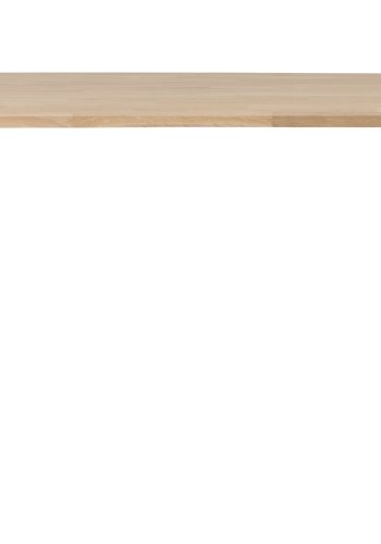 WOOOD Tablo spisebord, rektangulrt - naturlig eik og sort stl (160x90)