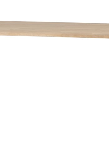 WOOOD Tablo spisebord, rektangulrt - naturlig eik og sort stl (180x90)