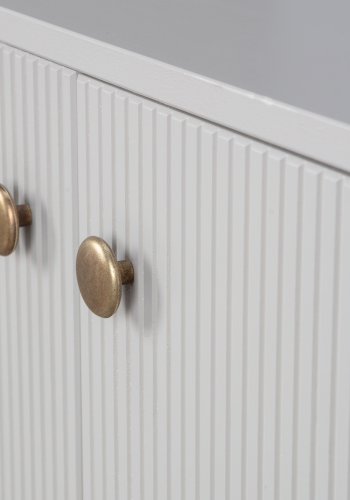 WOOOD Madu bokhylle, m. 2 drer - skygr furu og metall (H:200)