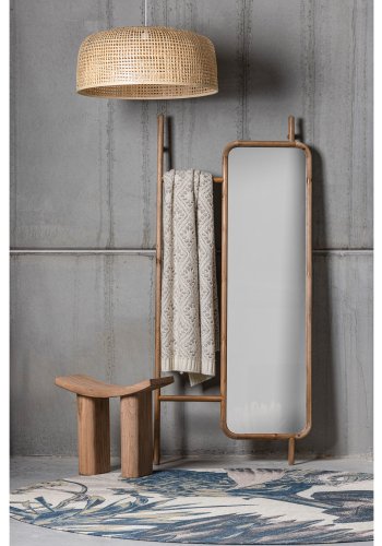 WOOOD Collection krakk, rektangulr - naturlig paulownia-tre (50x25)