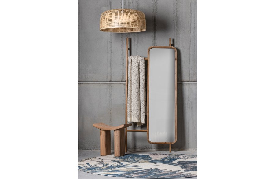 WOOOD Collection krakk, rektangulr - naturlig paulownia-tre (50x25)