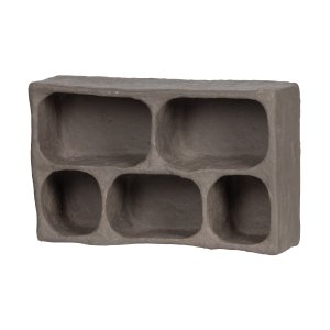 WOOOD Collection vghylde, rektangulr - gr papmache