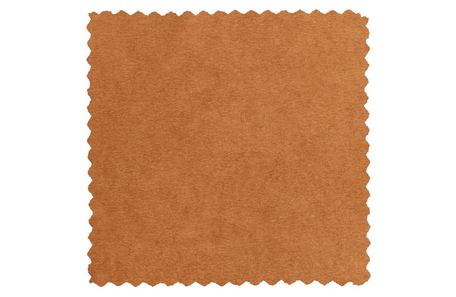 WOOOD EKSKLUSIV Lloyd 4-seters sofa - kanelvasket flyel og svart metall