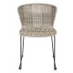 WOOOD Wings spisebordsstol - natur polyesterrattan og sort stl