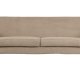 WOOOD Rocco sofa - ekte polyester teddystoff og svart bketre