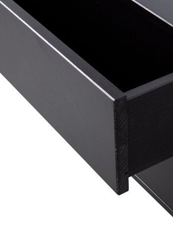 WOOOD EXCLUSIVE Finca TV-skap, m. 2 trykk for  pne skuffer - svart furu