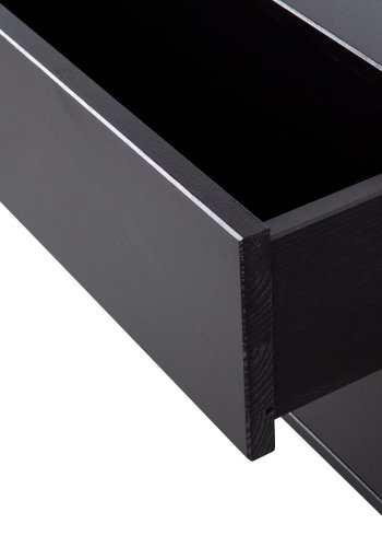 WOOOD EXCLUSIVE Finca TV-skap, m. 2 trykk for  pne skuffer - svart furu