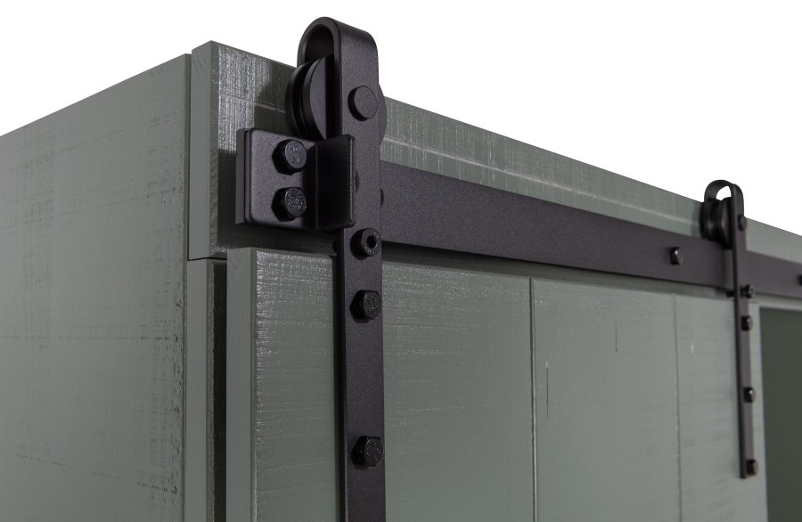 VTWONEN Slide lveskap, m. 1 skyvedr, 4 skuffer og 4 hyller - spefuru