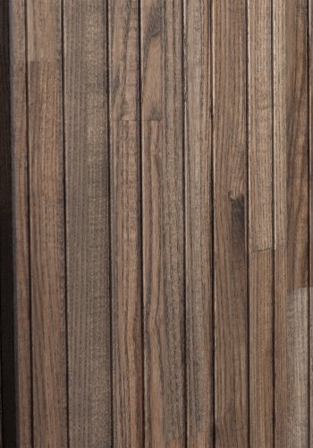 WOOOD EKSKLUSIV Nytt gravure skap, m. 2 trykk for  pne drer, 1 skuff - espresso askefiner/svart metall