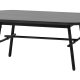 VTWONEN Elegance salongbord, rektangulrt - svart mangotre og metall (100x60)