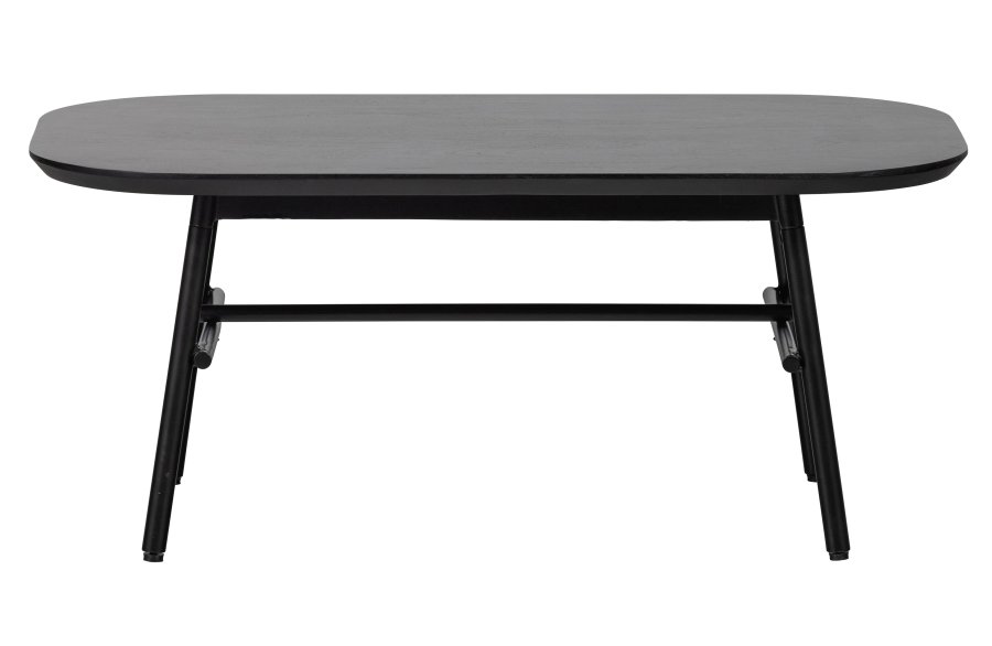 VTWONEN Elegance salongbord, rektangulrt - svart mangotre og metall (100x60)