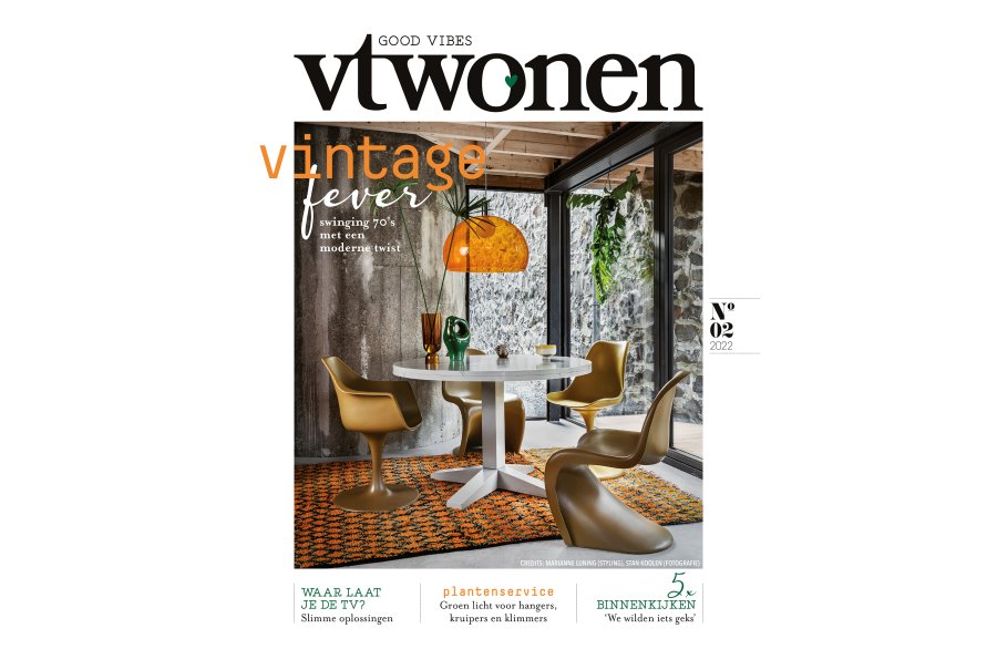 VTWONEN Dekk spisebord, rundt - leire mangotre (120)