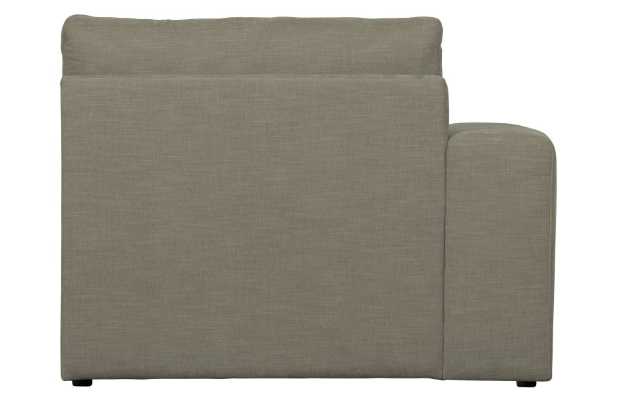 VTWONEN Familie 1-manns sofamodul, med armlener, venstre - varm gr polyester