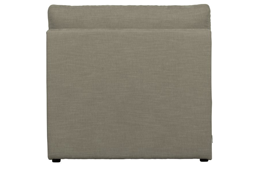 VTWONEN Familie 1-manns sofamodul, uten armlener - varm gr polyester