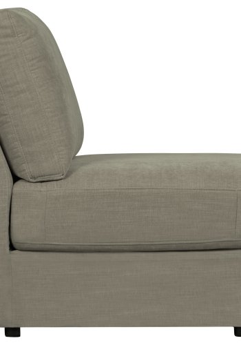 VTWONEN Familie 1-manns sofamodul, uten armlener - varm gr polyester