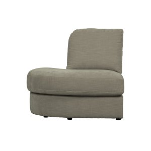 VTWONEN Family 1 pers. sofamodul, rundt hjrne, venstre - varm gr polyester