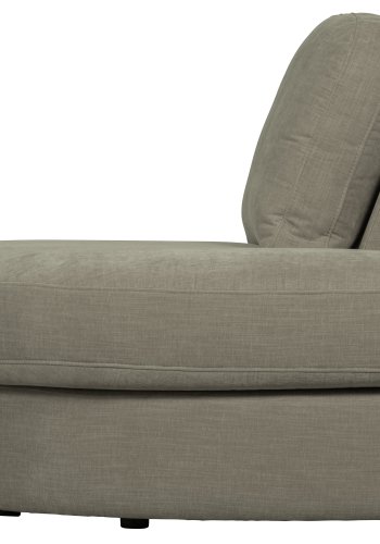 VTWONEN Familie 1-manns sofamodul, rundt hjrne, hyre - varm gr polyester