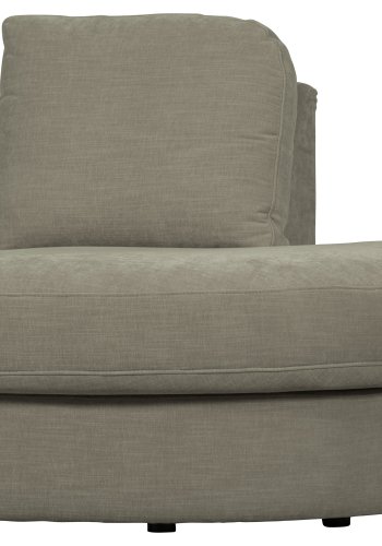 VTWONEN Familie 1-manns sofamodul, rundt hjrne, hyre - varm gr polyester