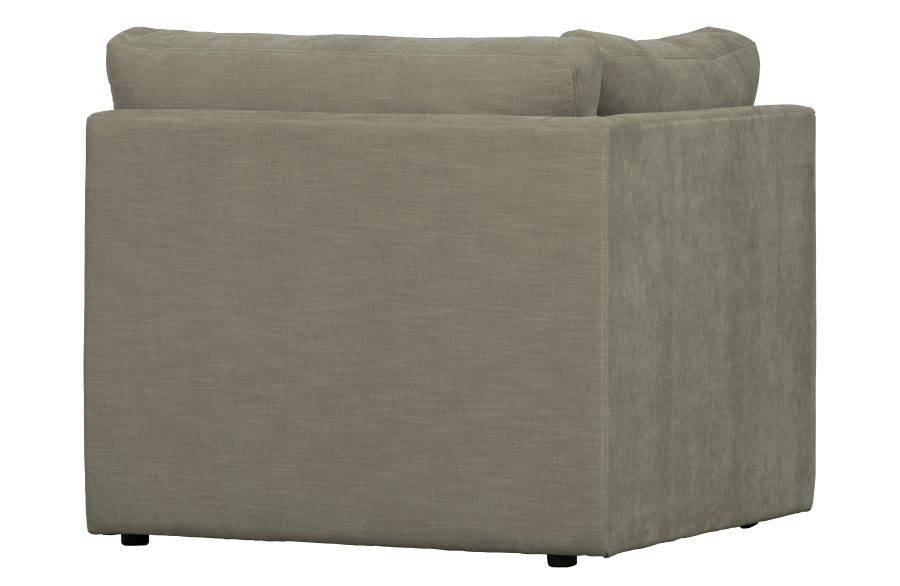 VTWONEN Familie 1-manns sofamodul, hjrne - varm gr polyester