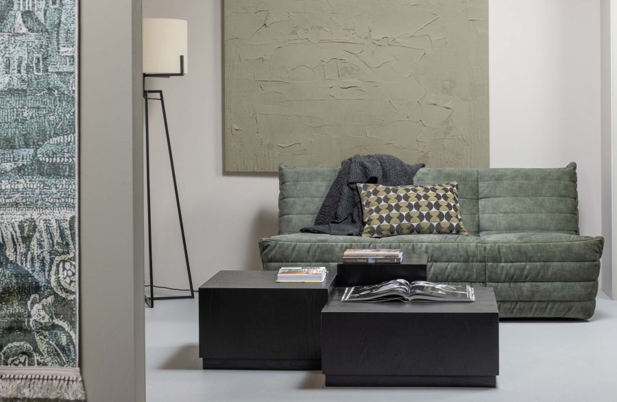 WOOOD EXCLUSIVE Pim sidebord - svart MDF (sett med 3)