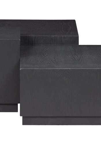 WOOOD EXCLUSIVE Pim sidebord - svart MDF (sett med 3)